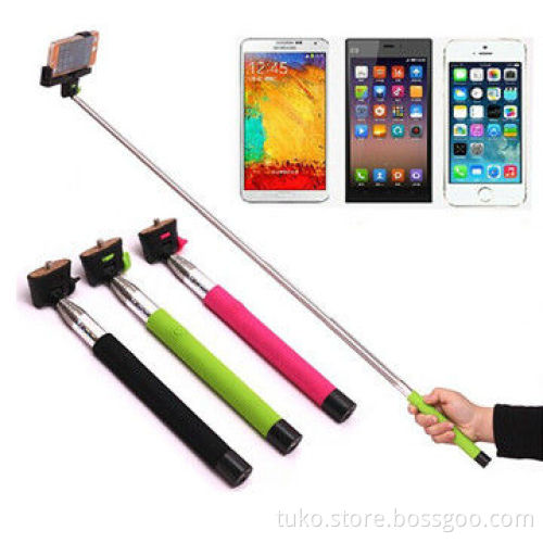 Self-Shooting 7-sections Fold-able Wireless Smartphone Mono-pod